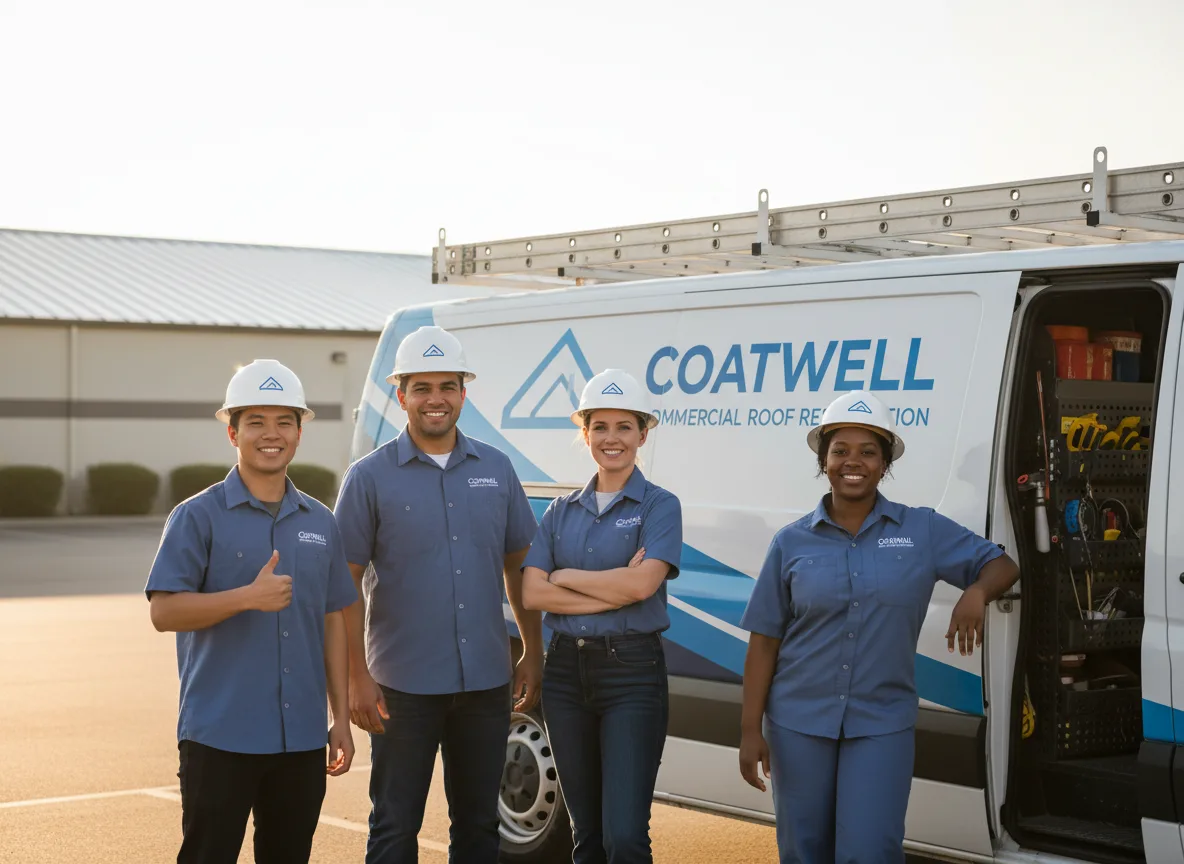 Commercial roof coating company in Hopkins, MO